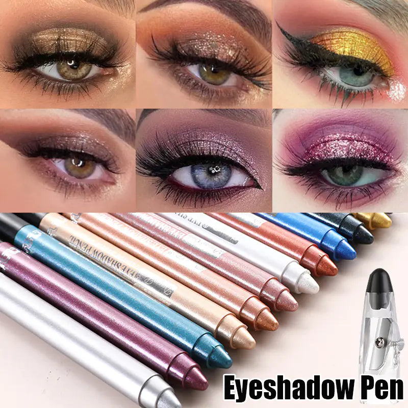 Waterproof Pearlescent Eyeshadow Pen - Long Lasting Shine