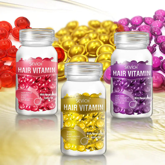 Hair Care Capsules for Smooth, Shiny, Frizz Control